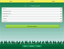 Tablet Screenshot of pinecellular.com